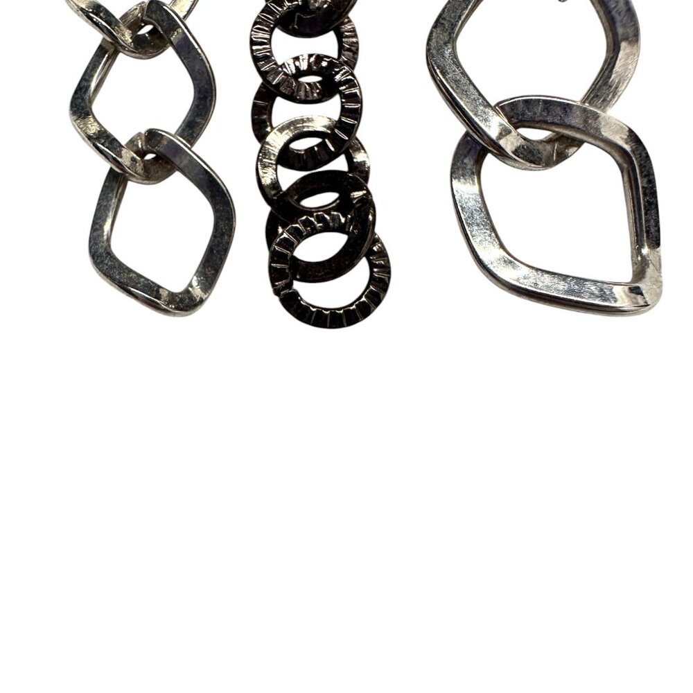 Linked Chain Dangle Earrings - Picture 5 of 5